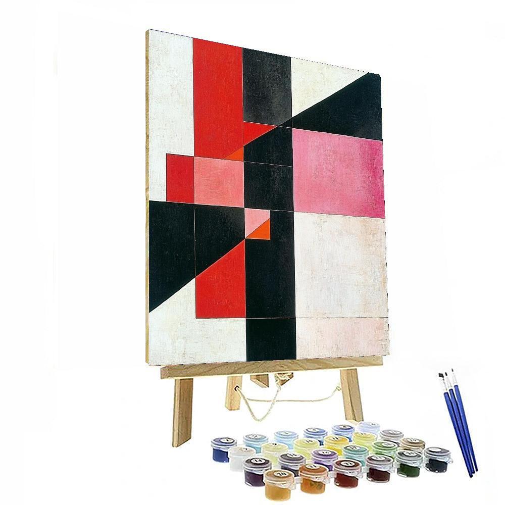 Kazimir Malevich Inspired Emotional Symmetry  Paint By Color