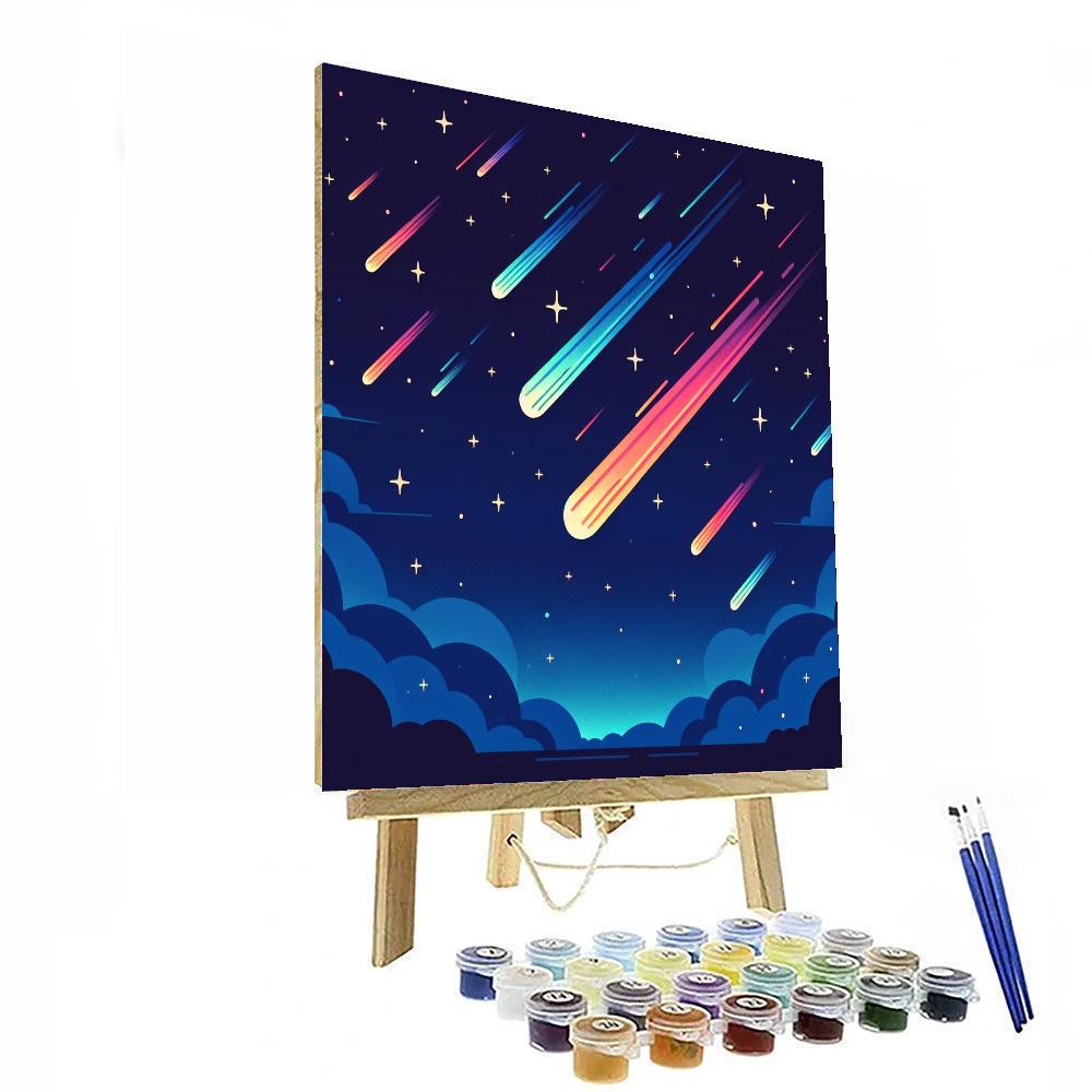 Magical Meteor Show Painting By Numbers Kit
