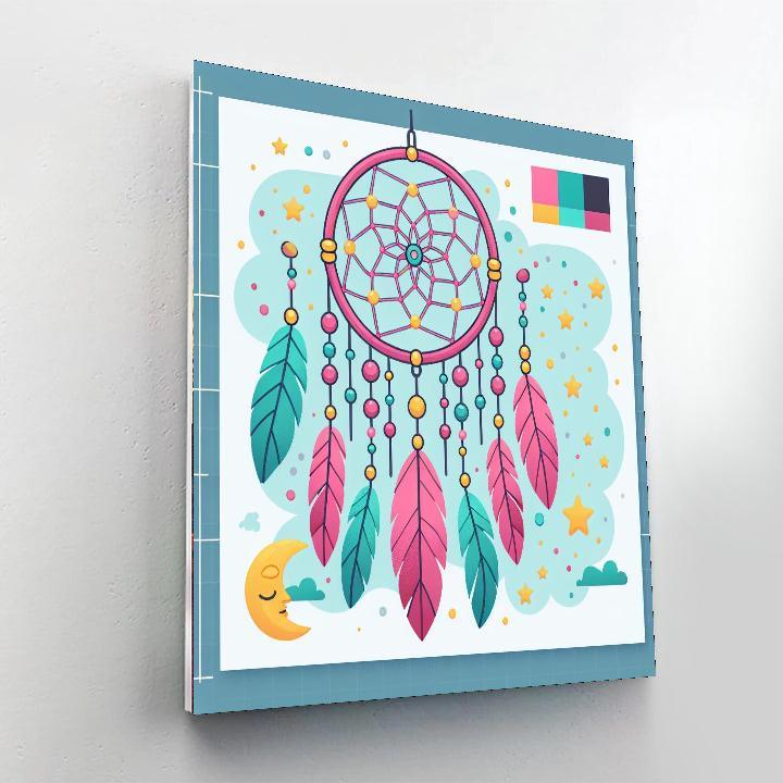 Charming Dreamcatcher DIY Paint By Numbers