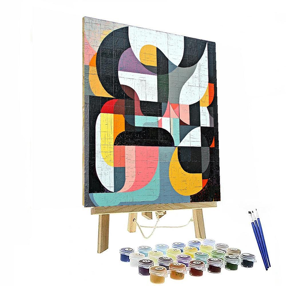 Banksy Inspired Shifting Perspectives  Number Painting