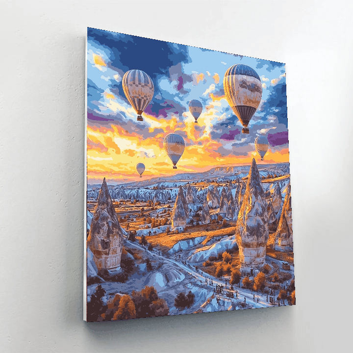 Cappadocia Fairy Chimneys Painting By Numbers Kit