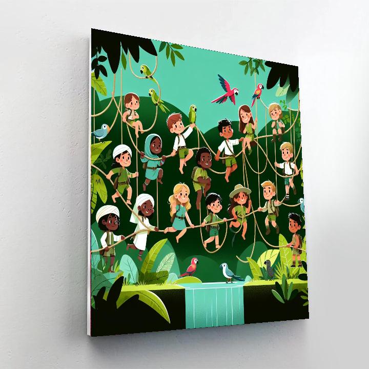 Jungle Canopy Explorer Paint By Number