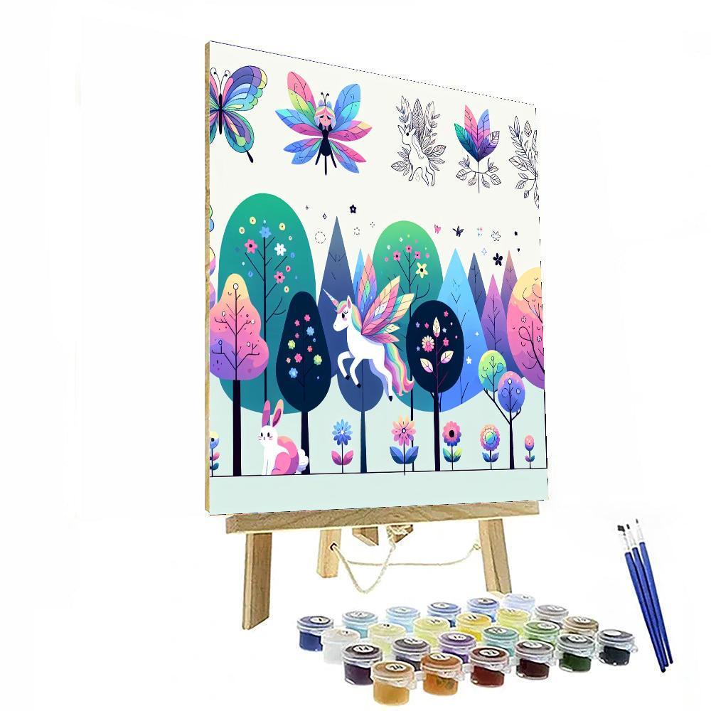 Forest Fairy Tale Paint By Color