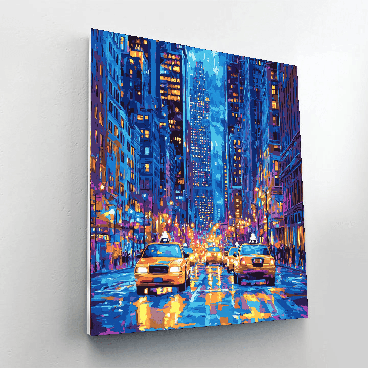 Edward Hopper Inspired Citylights Symphony  Paint By Numbers