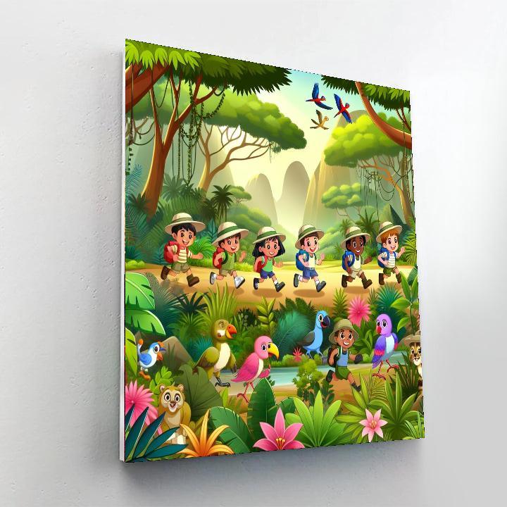Exciting Explorer Painting Number Kit