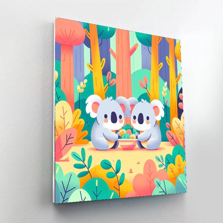 Kindness Koala Corner Painting By Numbers Kit