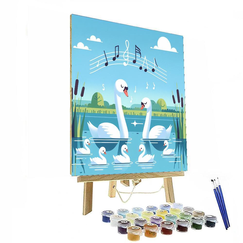 Swan Lake Symphony Paint By Numbers Kits