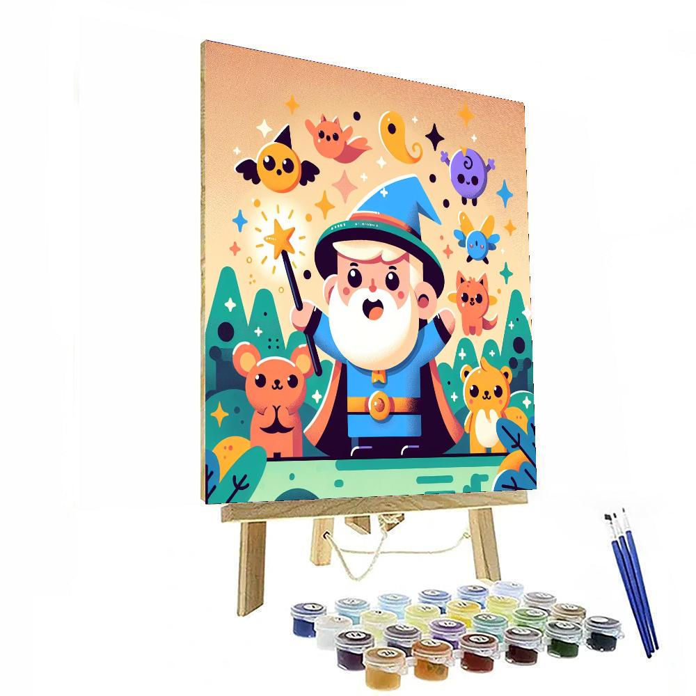 Wonderland Wizard Paint By Numbers Art