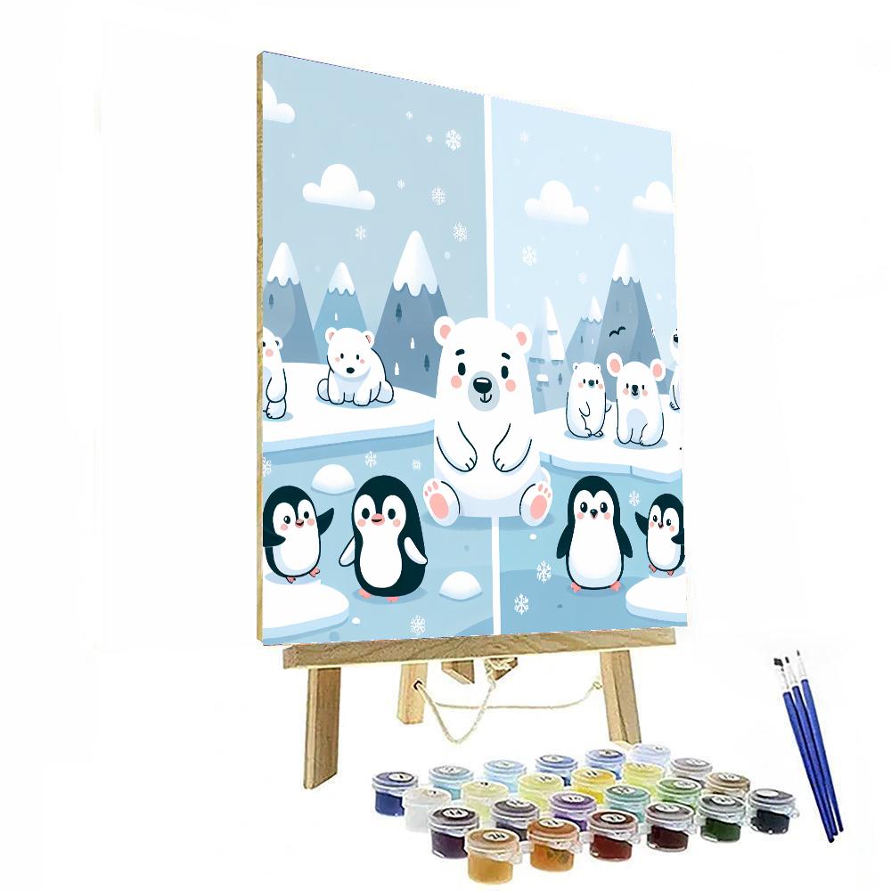 Magical Polar Adventure Numbered Painting Kits