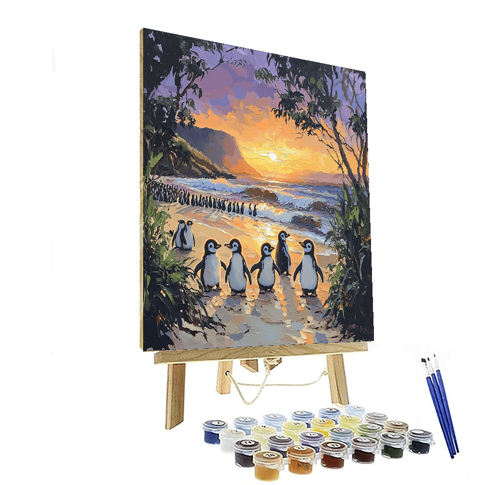 Penguin Parade - Phillip Island Paint By Numbers Kits