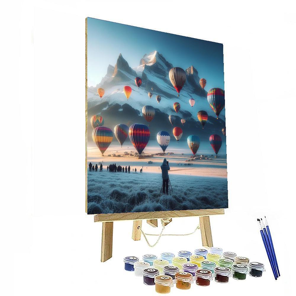 International Hot Air Balloon Festival - Switzerland DIY Paint By Numbers