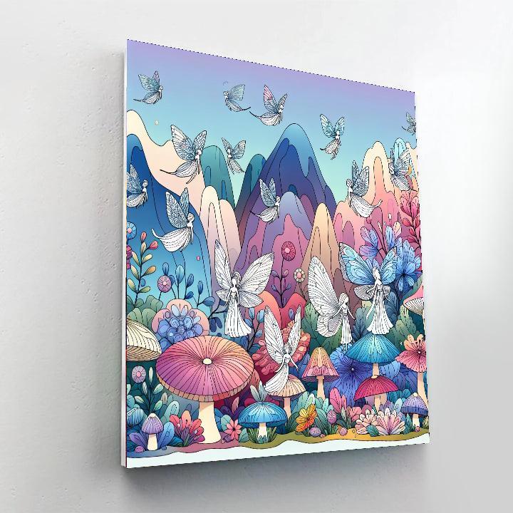 Mystical Fairy Tale Land Paint By Color