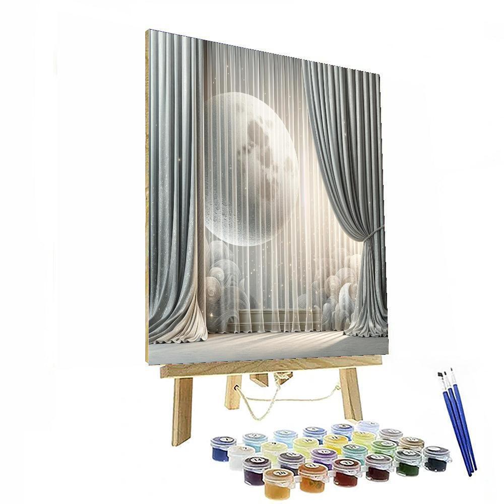 Silver Moon Curtains Paint By Number