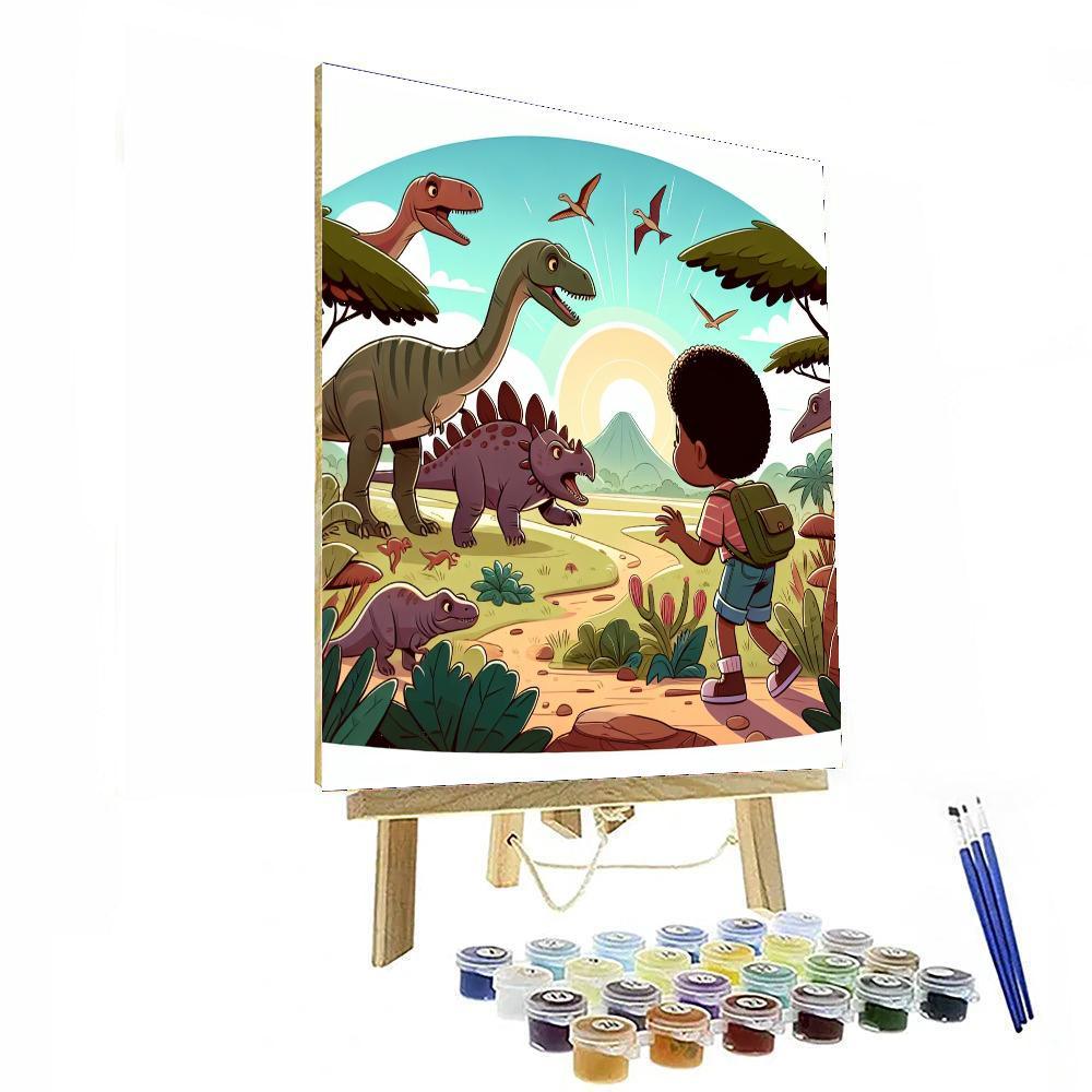 Dinosaur Expedition Journey Paint By Numbers Kits