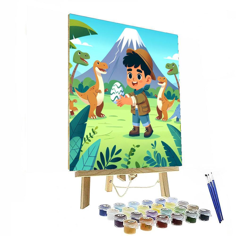 Dinosaur Egg Hunt Paint By Numbers Kits
