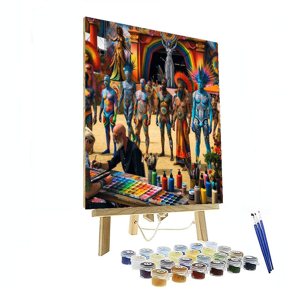 World Bodypainting Festival DIY Paint By Numbers