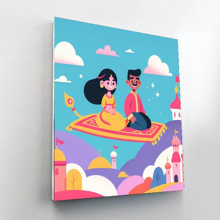 Magic Carpet Adventure Paint By Number