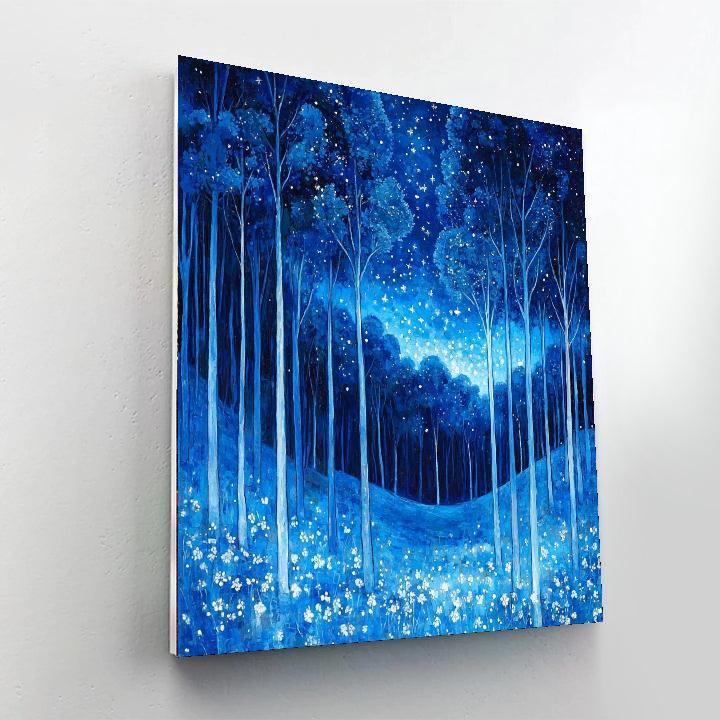 Marc Chagall Inspired Celestial Forest Enchantment  Paint By Number