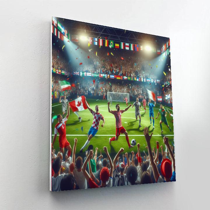 World Cup - Various Locations Paint By Numbers Kits