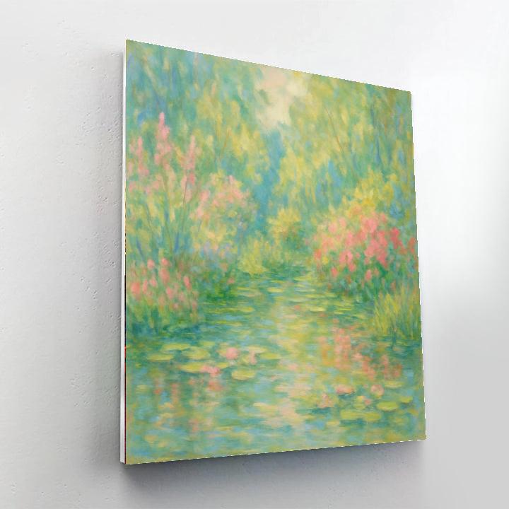 Monet's Garden Delight Number Painting