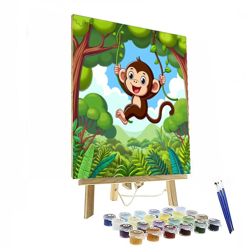 Adventure Monkey Paint By Numbers Kits