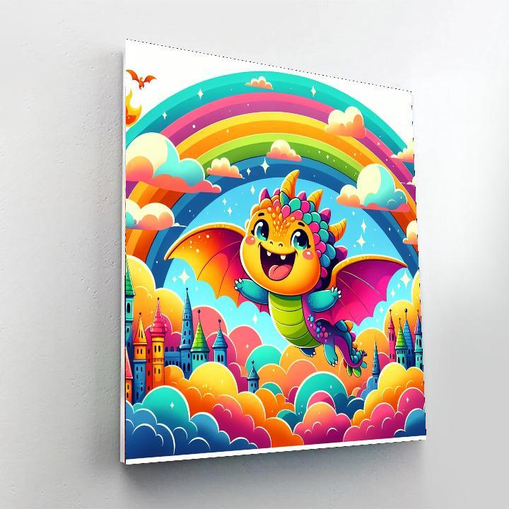 Mythical Dragon Kingdom Painting Number Kit