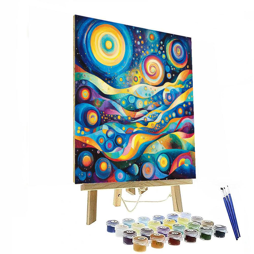 Wassily Kandinsky Inspired Galactic Vistas  Paint By Numbers