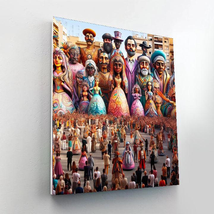 Valencia Fallas - Valencia, Spain Paint By Numbers Art