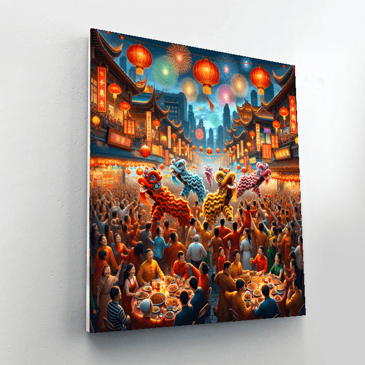 Chinese New Year Festival - China Paint By Color
