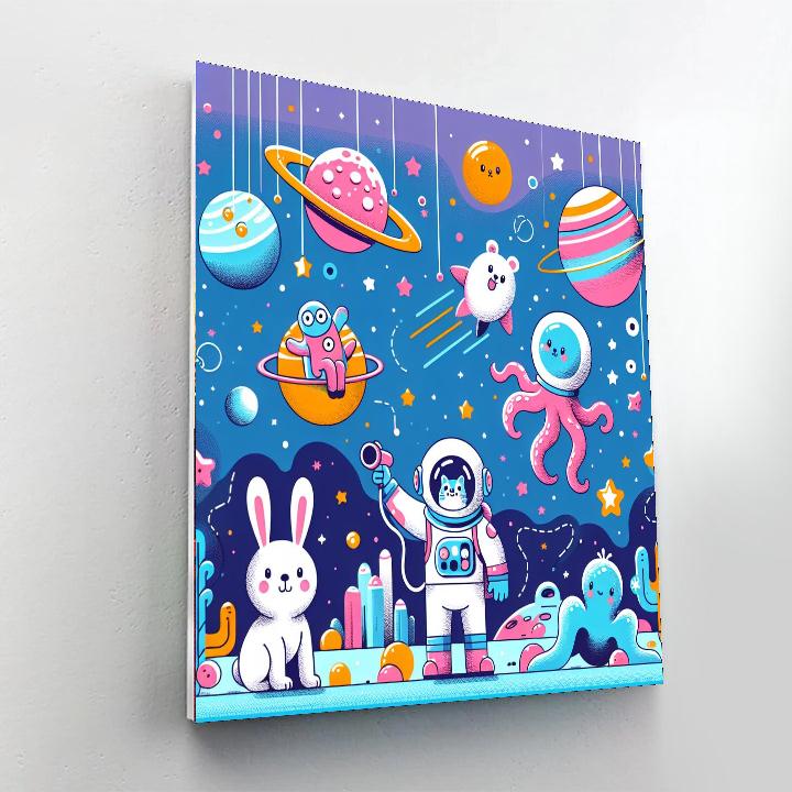 Astral Animal Planet Painting Number Kit