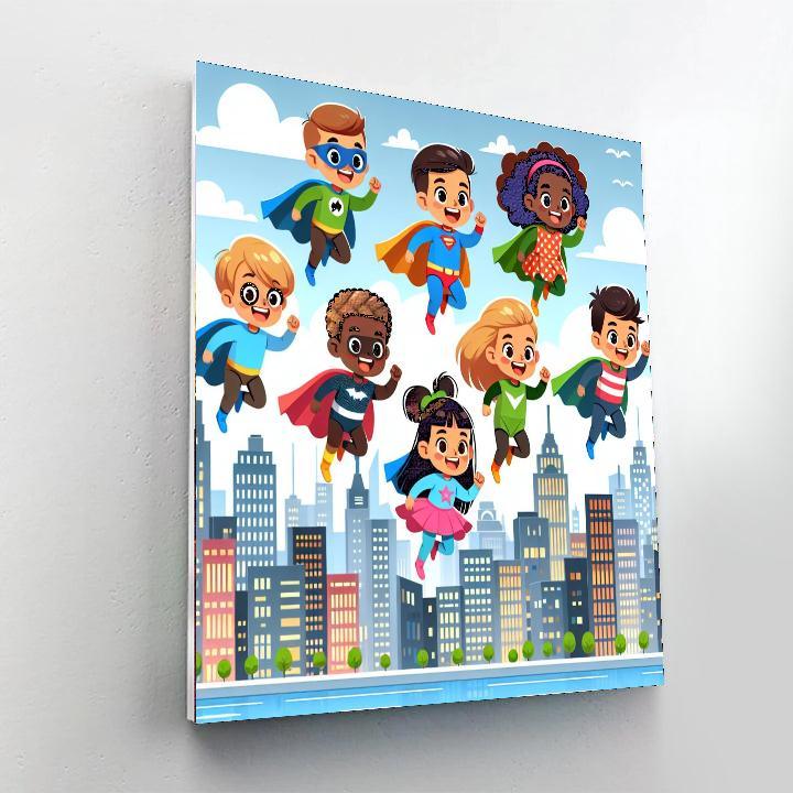 Superhero Daydreams Paint By Numbers Kits