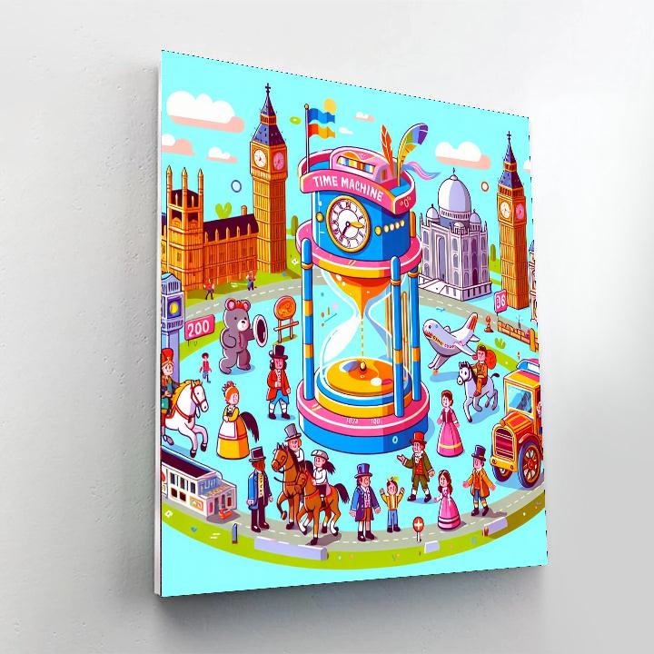 Time Machine Tales Number Painting