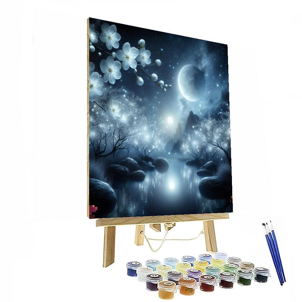Lunar Blossom Fantasy Paint By Color