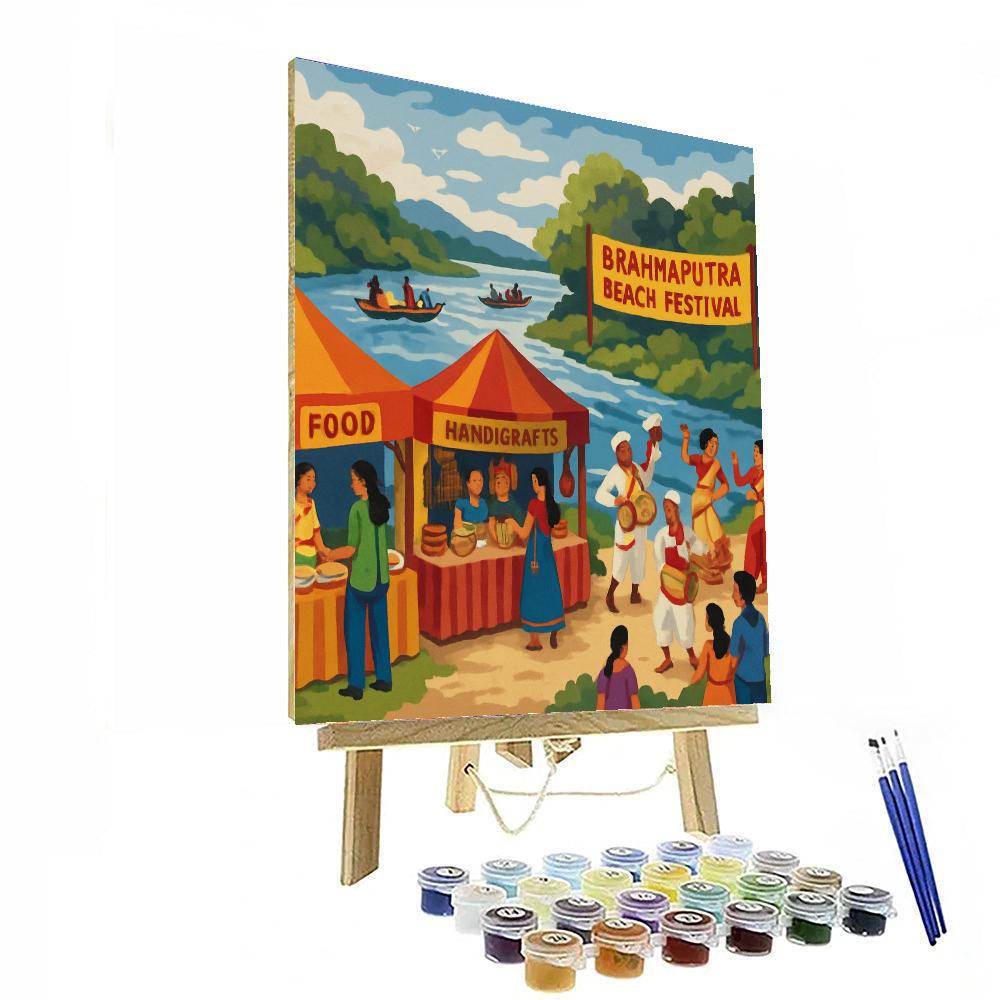 Brahmaputra Beach Festival DIY Paint By Numbers