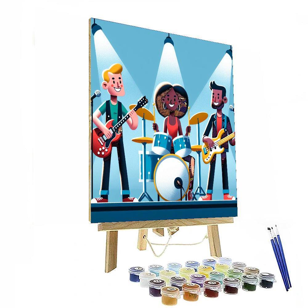 Rockstar Band DIY Paint By Numbers