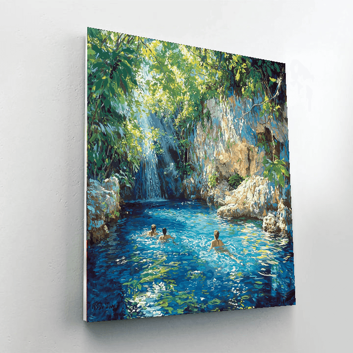 Cenotes Of Yucatán - Yucatán Peninsula Paint By Numbers Kits