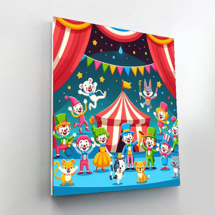 Circus Celebration Painting By Numbers Kit