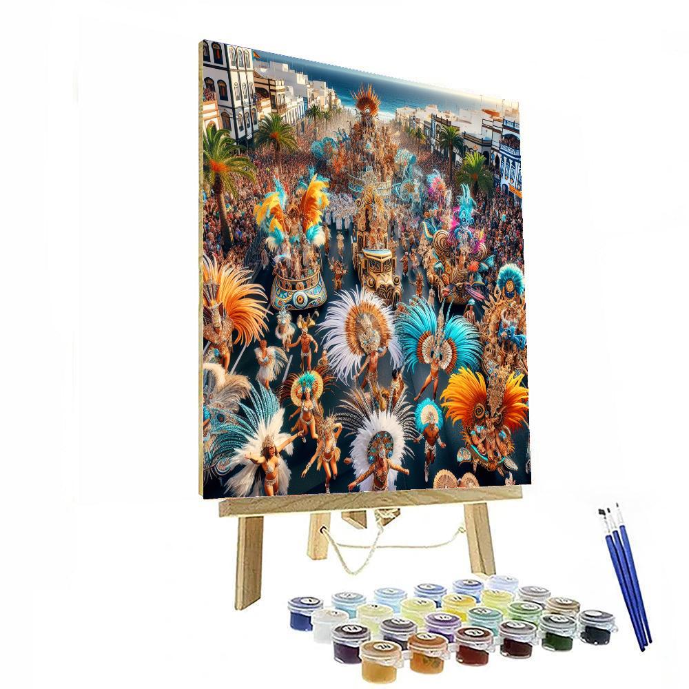 Tenerife Carnival - Canary Islands, Spain Paint By Numbers Art