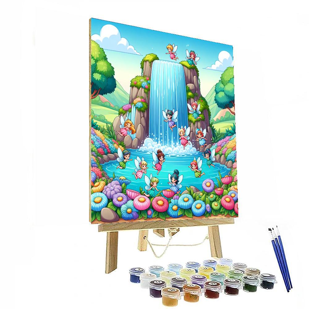 Mystic Fairy Waterfall DIY Paint By Numbers