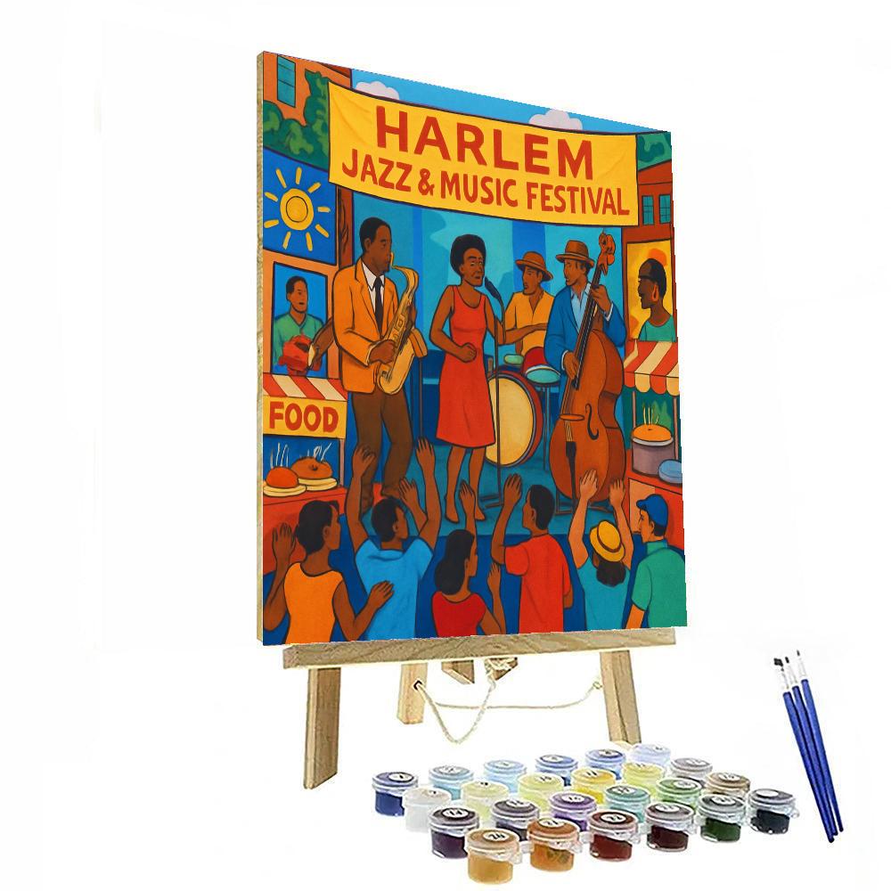 Harlem Jazz & Music Festival - United States Numbered Painting Kits