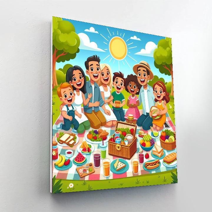 Happy Family Reunion Paint By Number