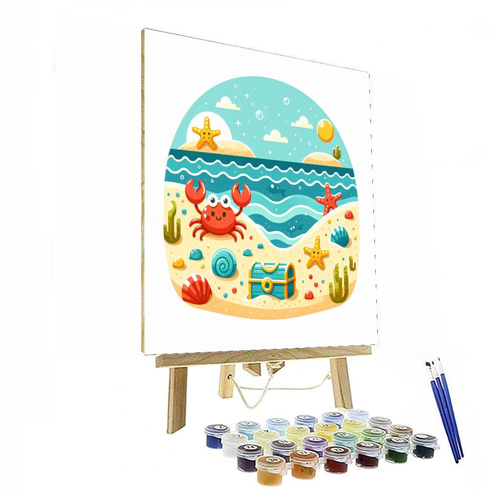 Secret Sea Cove Paint By Numbers Art