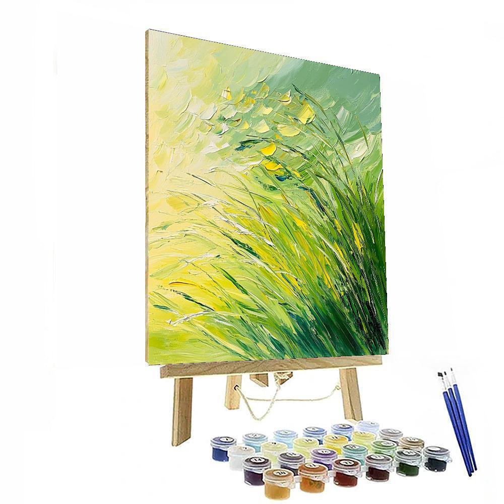 Edgar Degas Inspired Breeze Through The Grass  Painting Number Kit