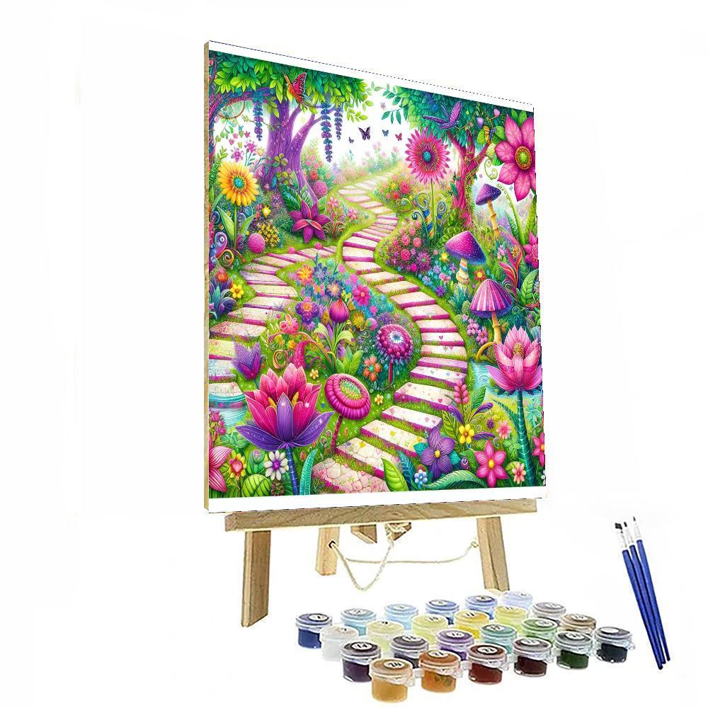 Fantasy Garden Pathways Paint By Numbers Kits