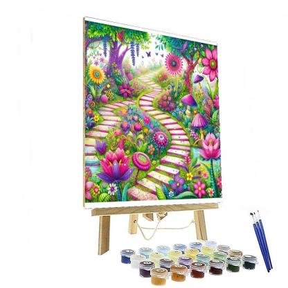 Fantasy Garden Pathways Paint By Numbers Kits