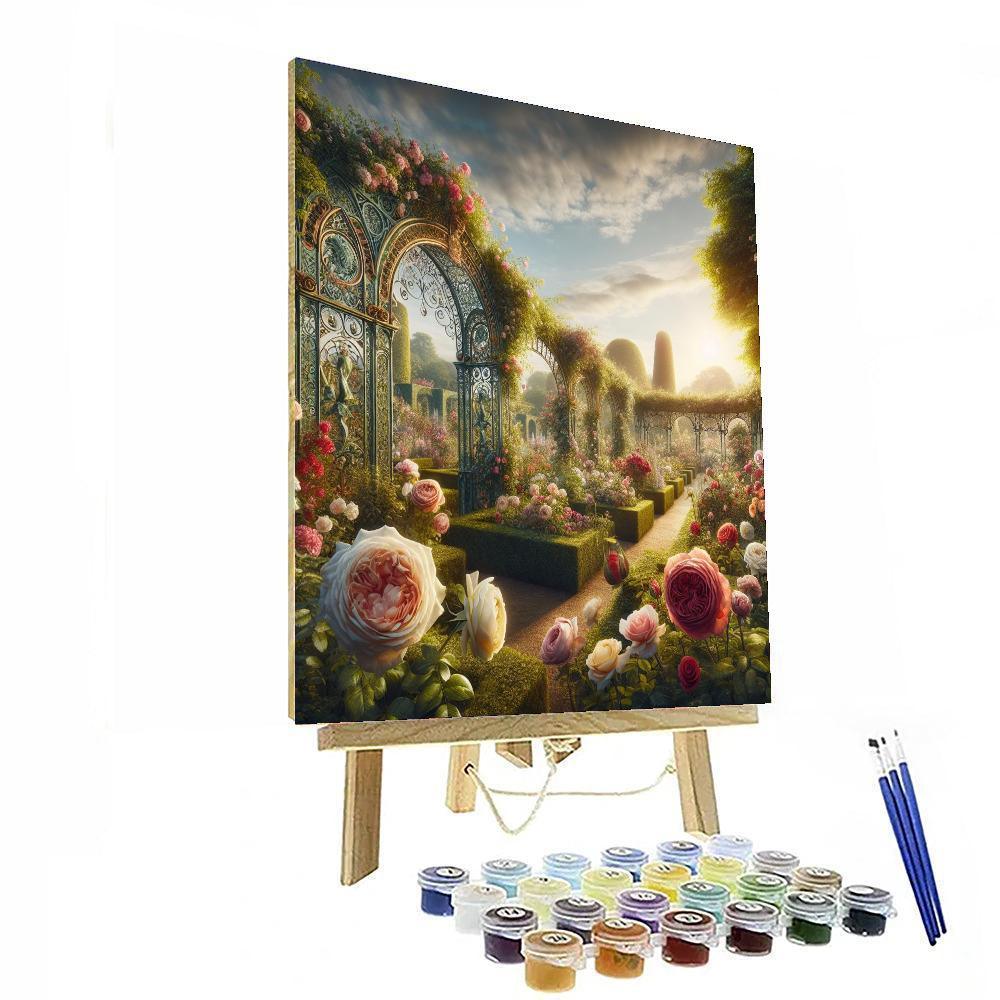 Victorian Enchantment Garden Paint By Numbers Art