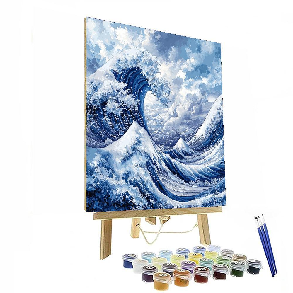 Michelangelo Inspired Mystic Waves Of Eternity  Paint By Numbers