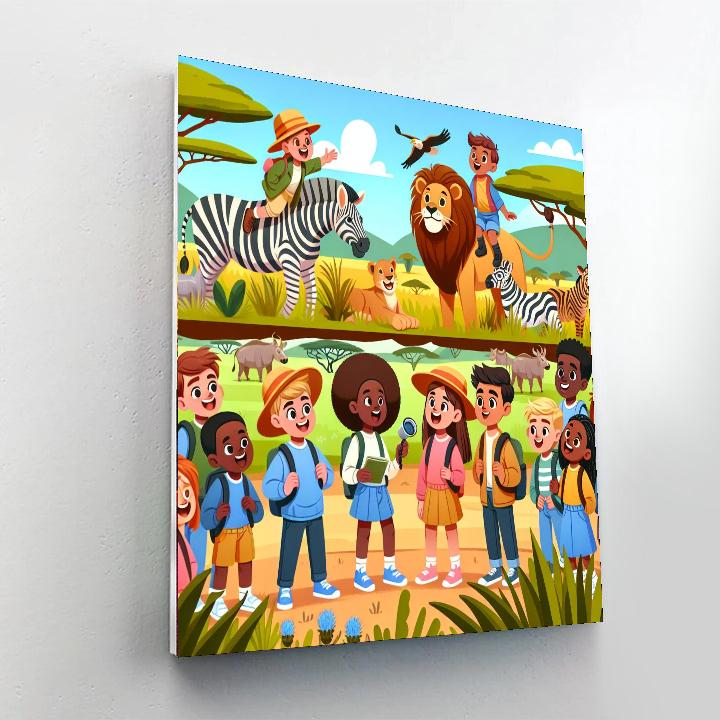 Safari Explorer's Journey Paint By Number