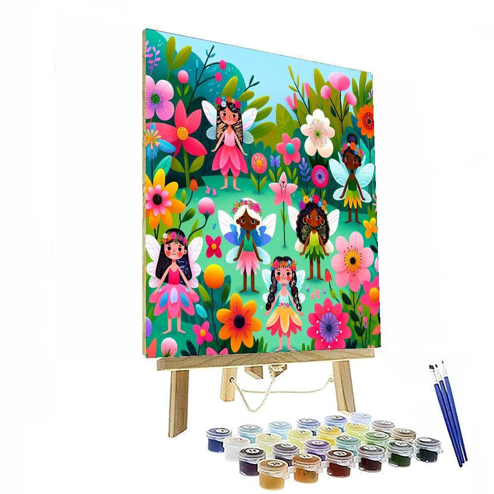 Flower Fairyland Paint By Color