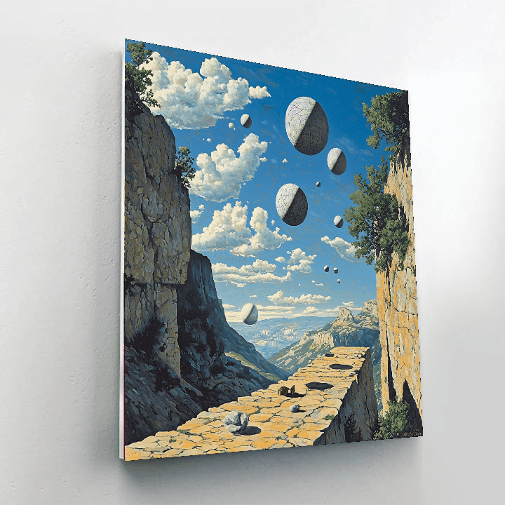 René Magritte Inspired Dreamlike Visions  Paint By Numbers Kits